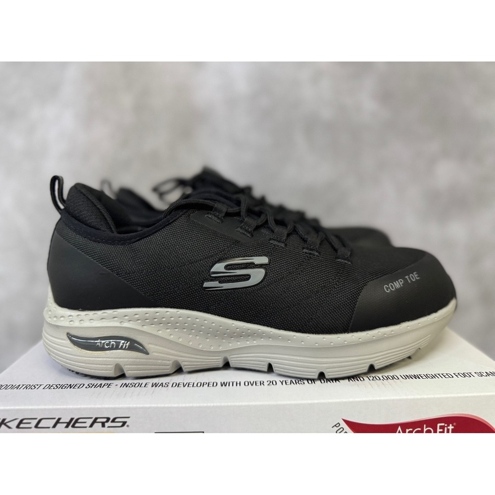 Skechers Women's Work, Arch Fit - Ebinal SR Composite Toe Sneaker Size 10